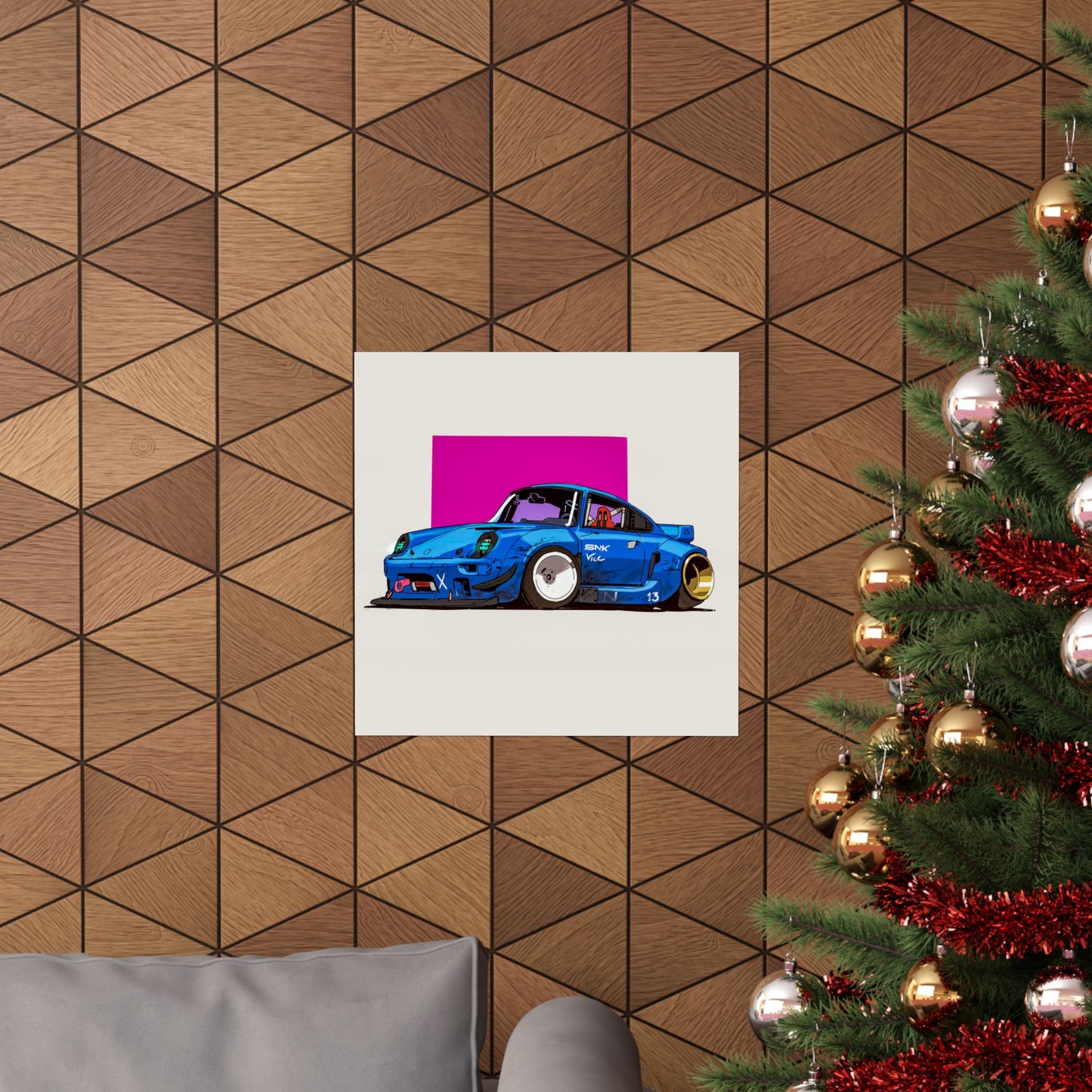 Neon Apex – Widebody Street Coupe Poster