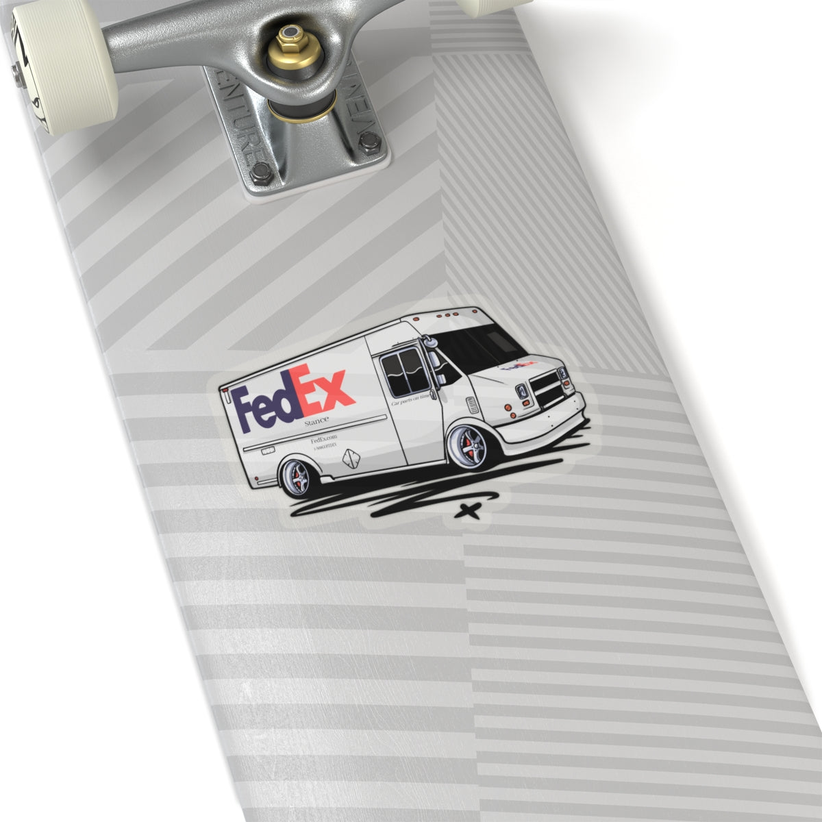 Sxetched — “Car Parts On Time” Slammed Delivery Truck Sticker