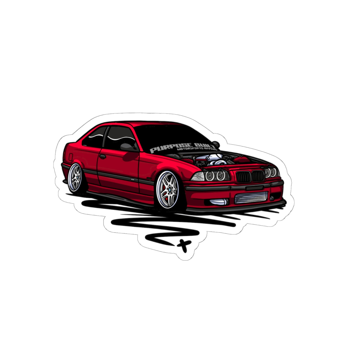 Sxetched — 1997 BMW 318is E36 Street Build Sticker