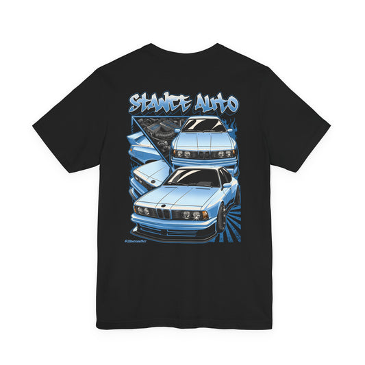 Camiseta Unisex de Manga Corta Stance Auto BMW 635CSi