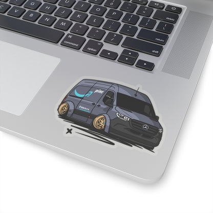 Sxetched – Slammed Delivery Van Street Utility Sticker