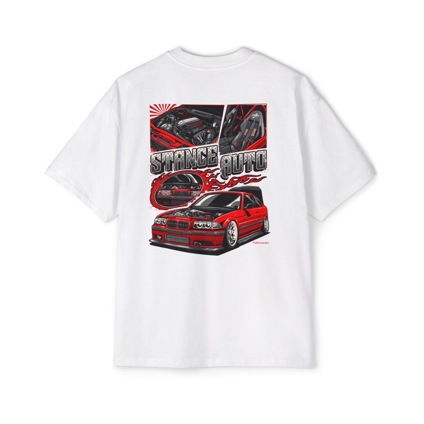 Stance Auto BMW E36 Heavy Oversized Tee