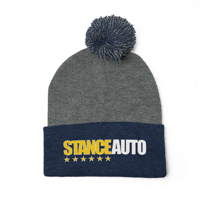 Stance Auto Embroidered Pom-Pom Knit Cap