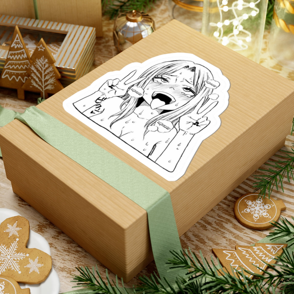 Sultry Ahegao Bliss Sticker