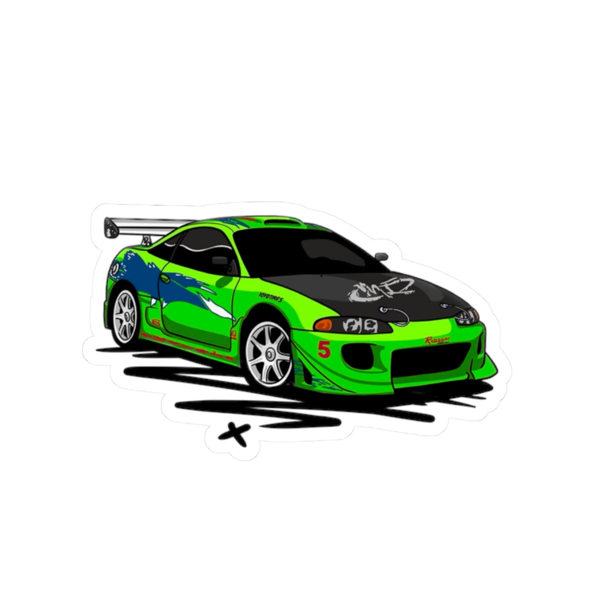 Sxetched – 1995 Mitsubishi Eclipse Iconic Street Build Sticker