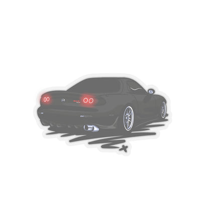 Sxetched – 1993 Mazda RX-7 (FD) Midnight Rear View Sticker