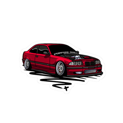 Sxetched — 1997 BMW 318is E36 Street Build Sticker