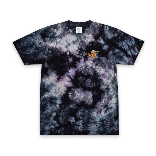 Turbo Gary “Anti-Lag Life” Embroidered Oversized Tie-Dye T-Shirt