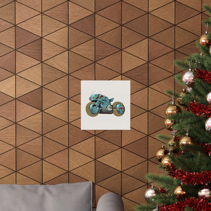 Tetsuo's Cyber Relic – Retro Futurist Moto Poster