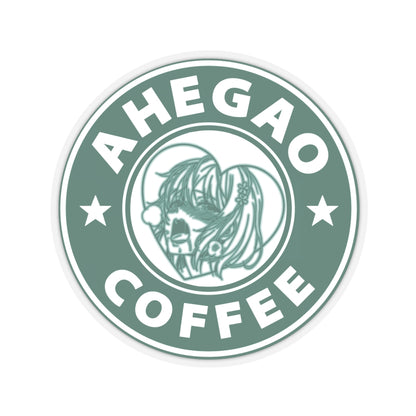 "Overcaffeinated" Anime Café Sticker