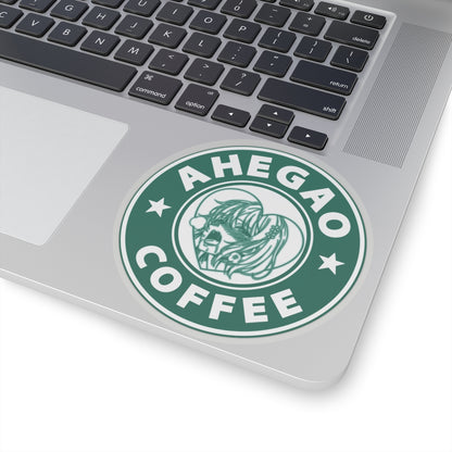 "Overcaffeinated" Anime Café Sticker