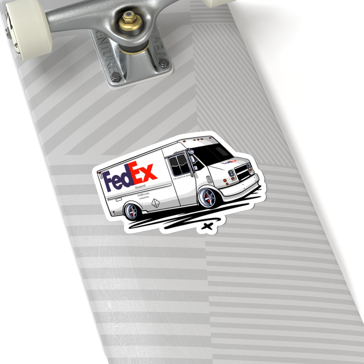 Sxetched — “Car Parts On Time” Slammed Delivery Truck Sticker