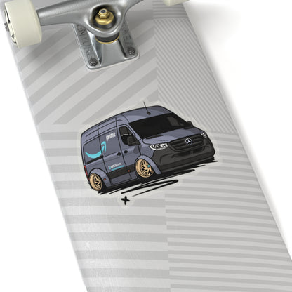 Sxetched – Slammed Delivery Van Street Utility Sticker