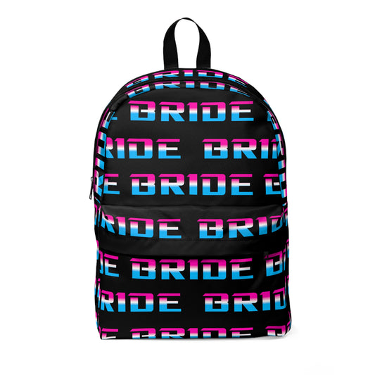 Mochila vaporwave para novia — Pack de transporte JDM de ropa urbana neón