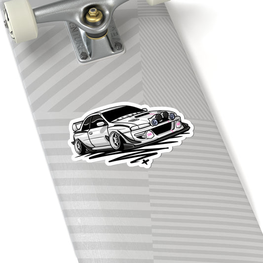 Sxetched – Subie Widebody Rally Stance Sticker