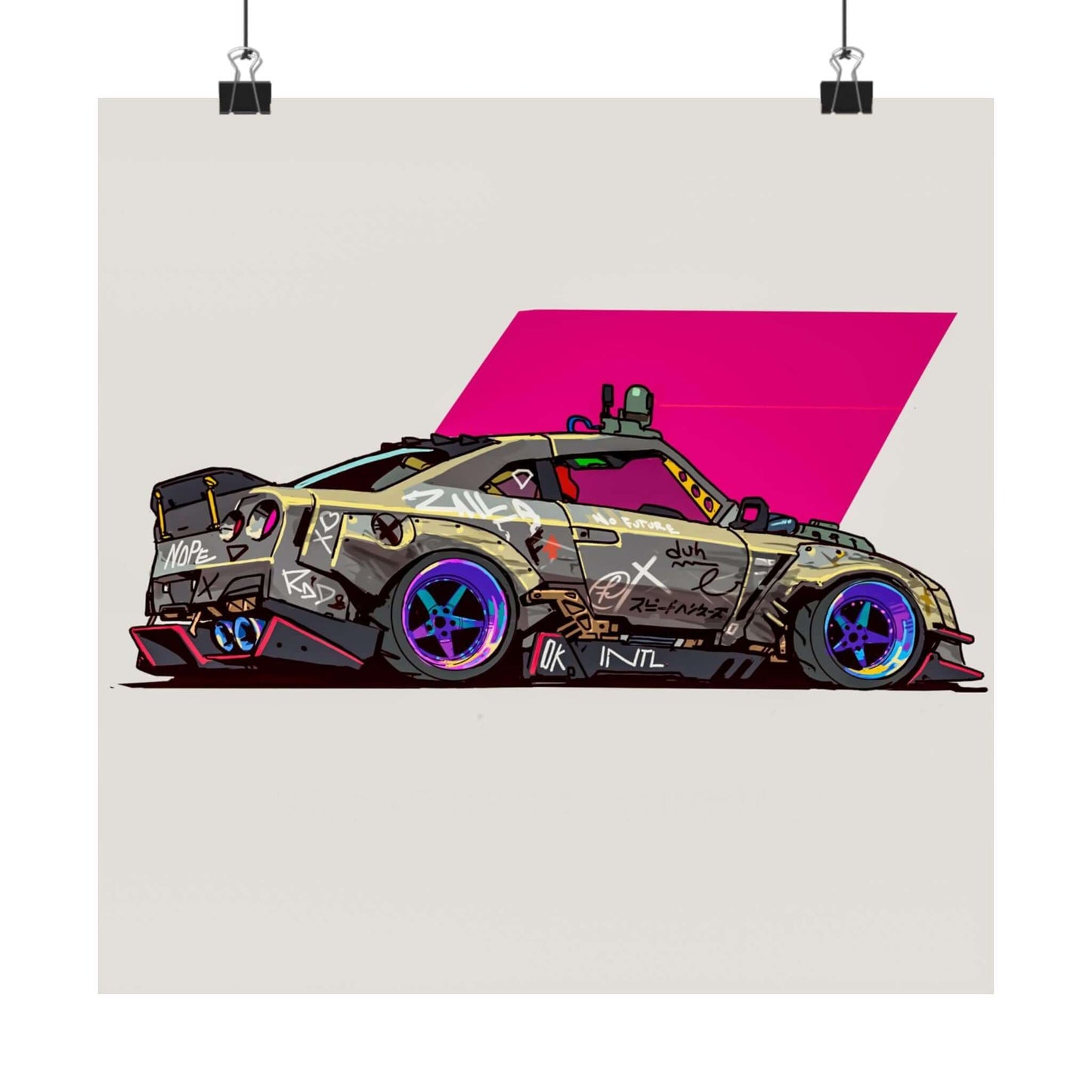Neon Phantom – Urban Widebody Poster