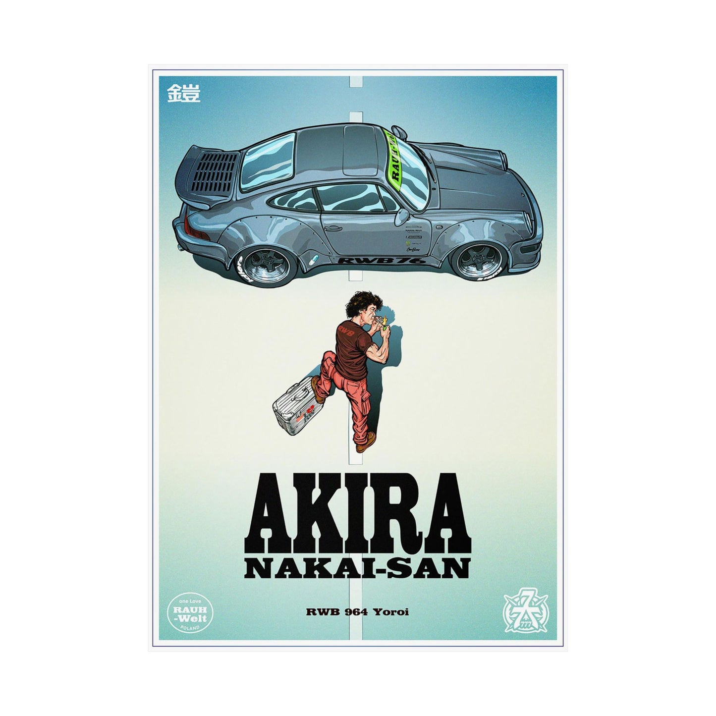 Akira Nakai-San – Póster mate RWB 964 "Yoroi"