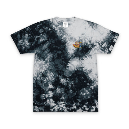 Turbo Gary “Anti-Lag Life” Embroidered Oversized Tie-Dye T-Shirt