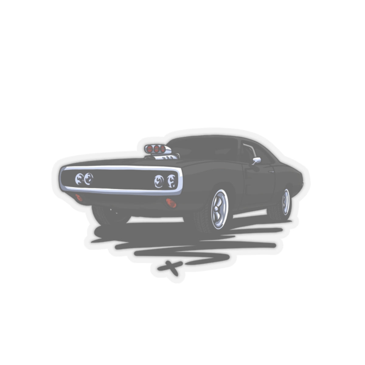 Sxetched – 1969 Pro-Touring Muscle Coupe Supercharged Edition Sticker