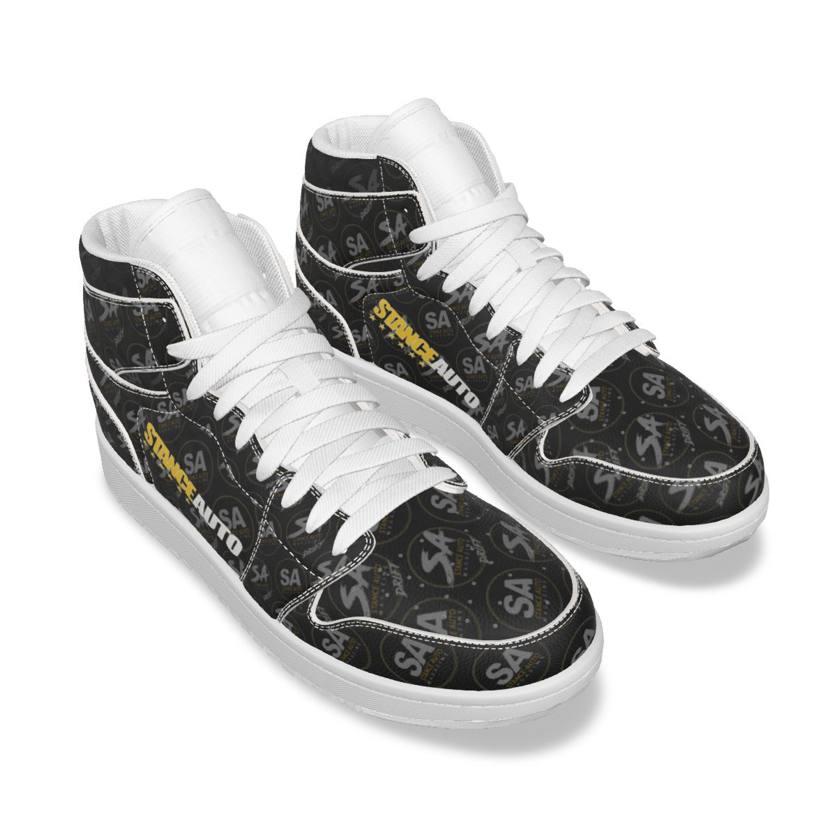 Women's Synthetic Leather Stitching Shoes