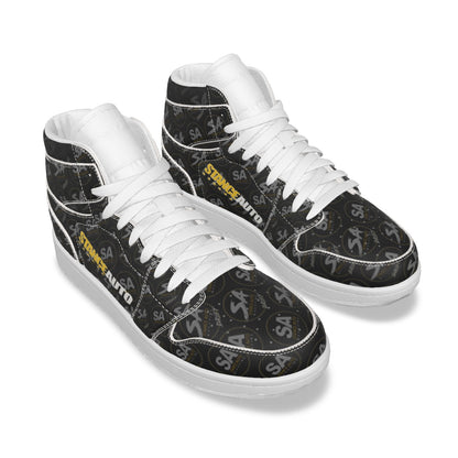 Women's Synthetic Leather Stitching Shoes
