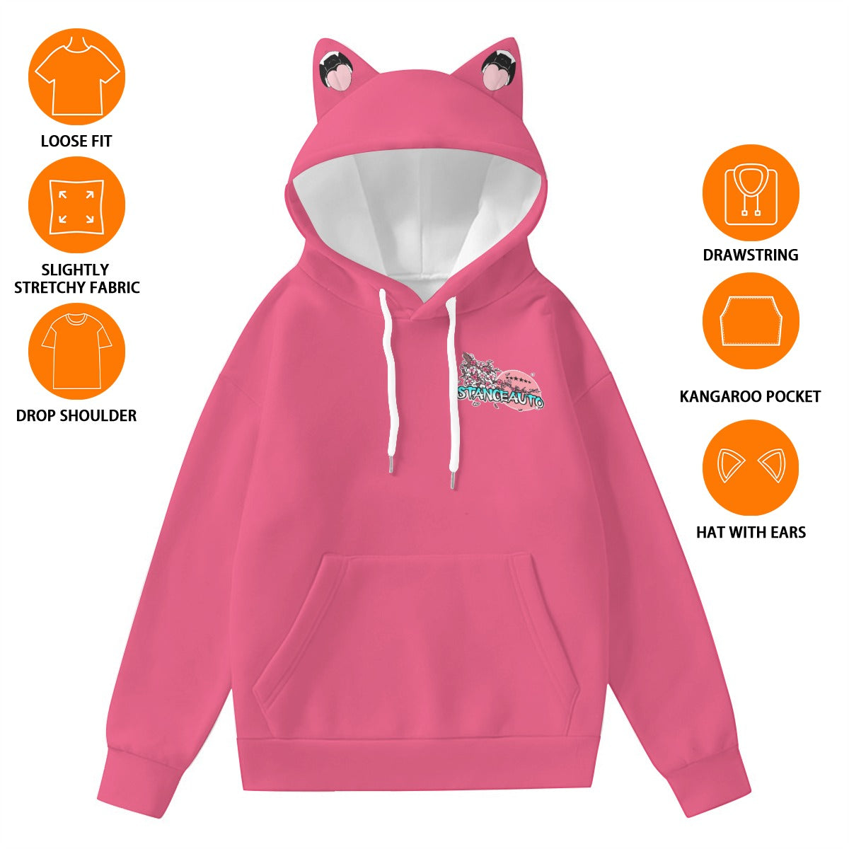 Stance Auto Sakura Women’s Hoodie With Ears