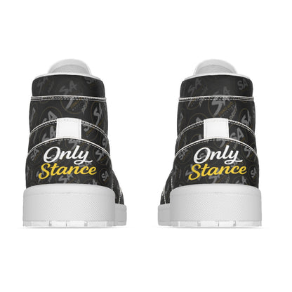 Women's Synthetic Leather Stitching Shoes