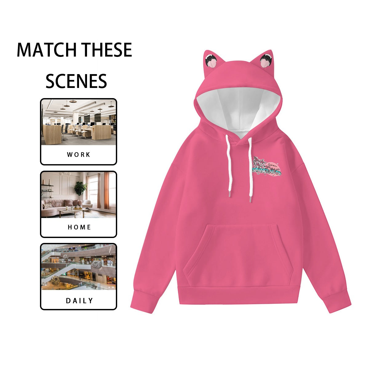 Stance Auto Sakura Women’s Hoodie With Ears