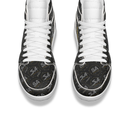 Women's Synthetic Leather Stitching Shoes