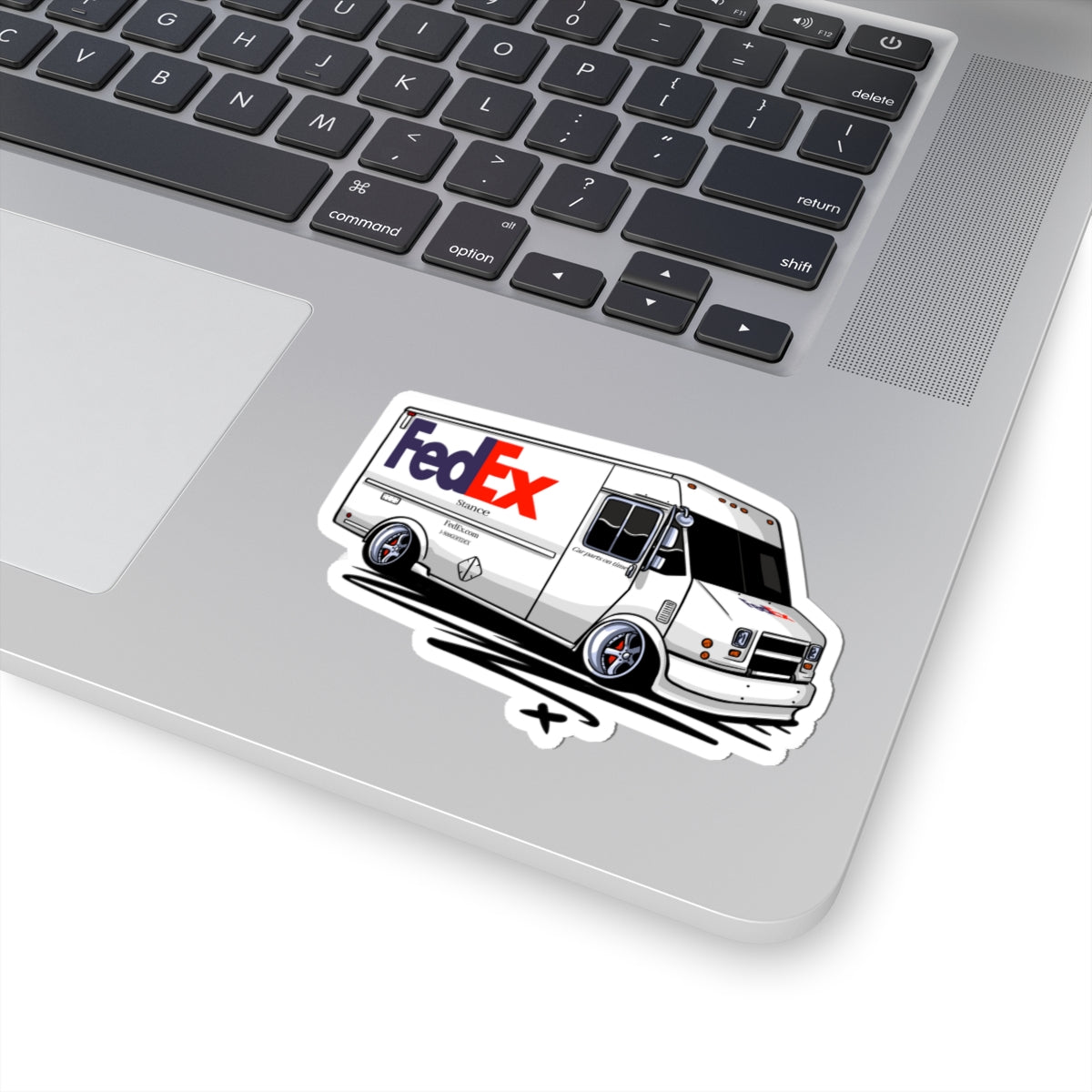 Sxetched — “Car Parts On Time” Slammed Delivery Truck Sticker