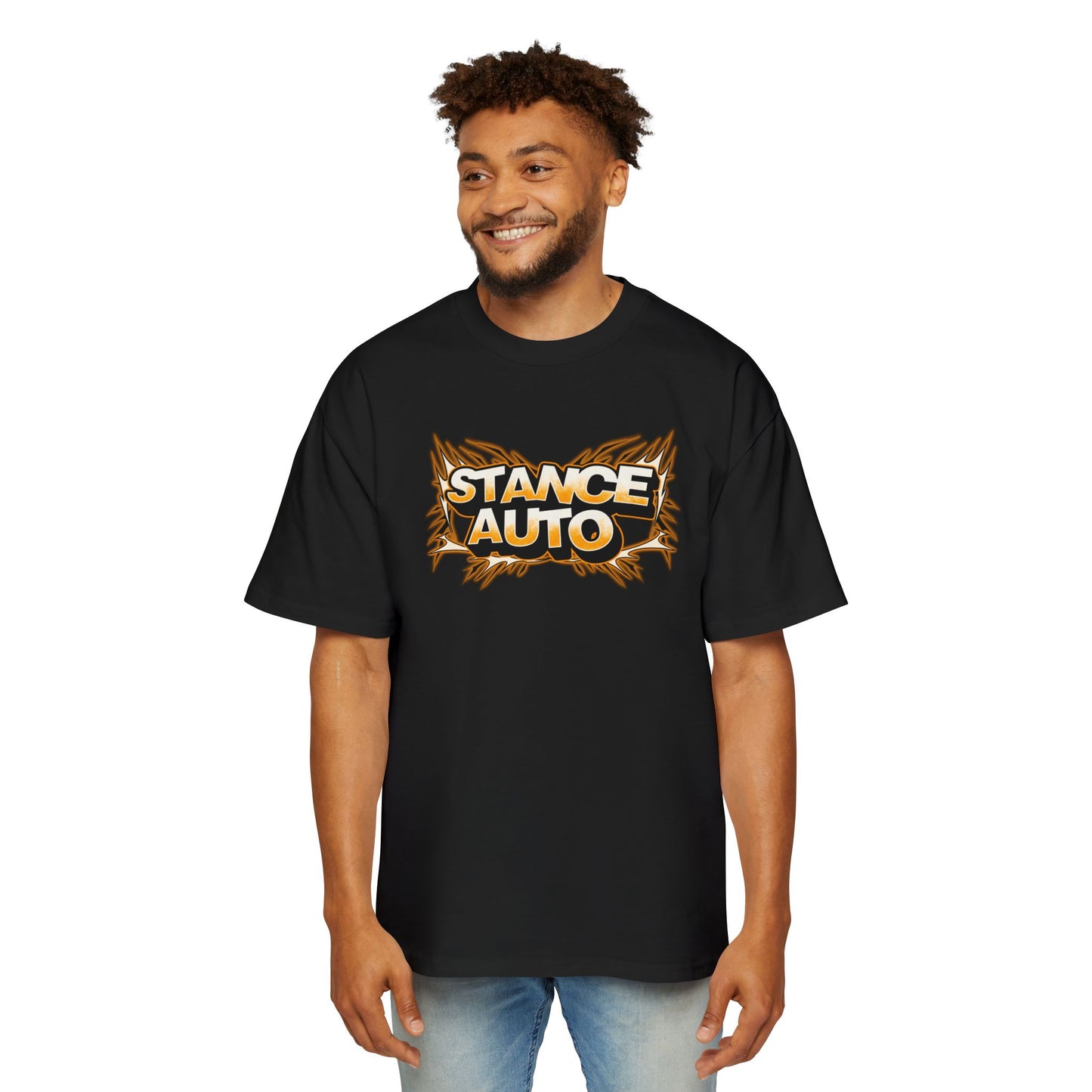 Stance Auto "Carbon Voltage" Tesla Model 3 Heavy Oversized Tee
