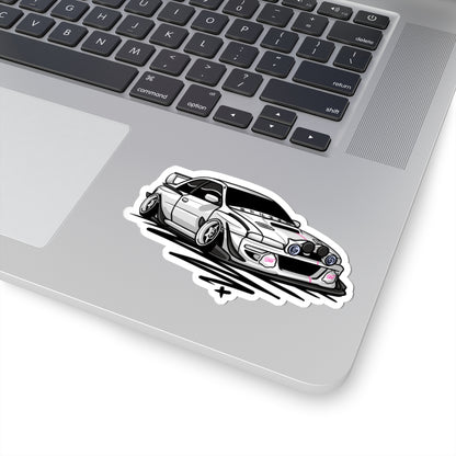 Sxetched – Subie Widebody Rally Stance Sticker