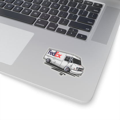 Sxetched — “Car Parts On Time” Slammed Delivery Truck Sticker