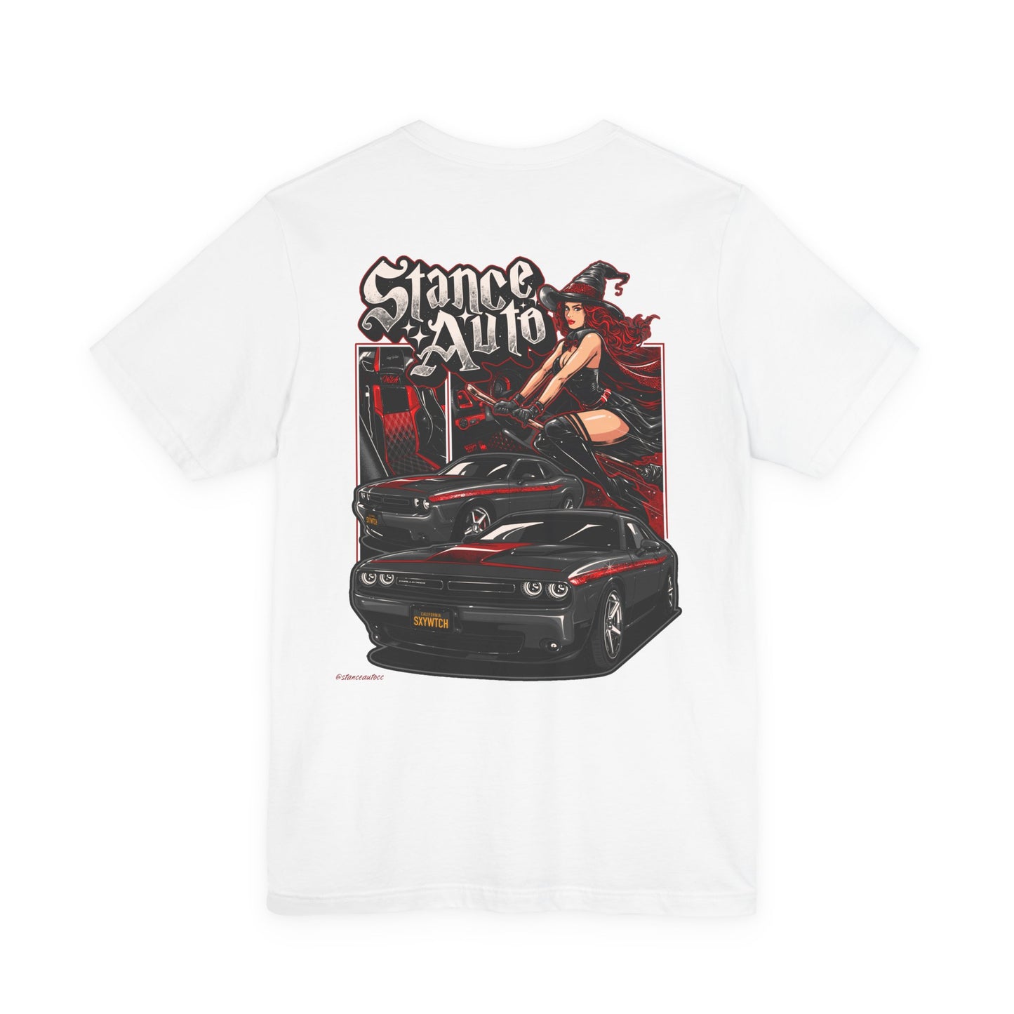 Stance Auto Sexy Witch Dodge Challenger SXT Unisex Jersey Short Sleeve Tee