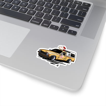 Sxetched – Retro Rocket Delivery Truck Slammed Edition Sticker