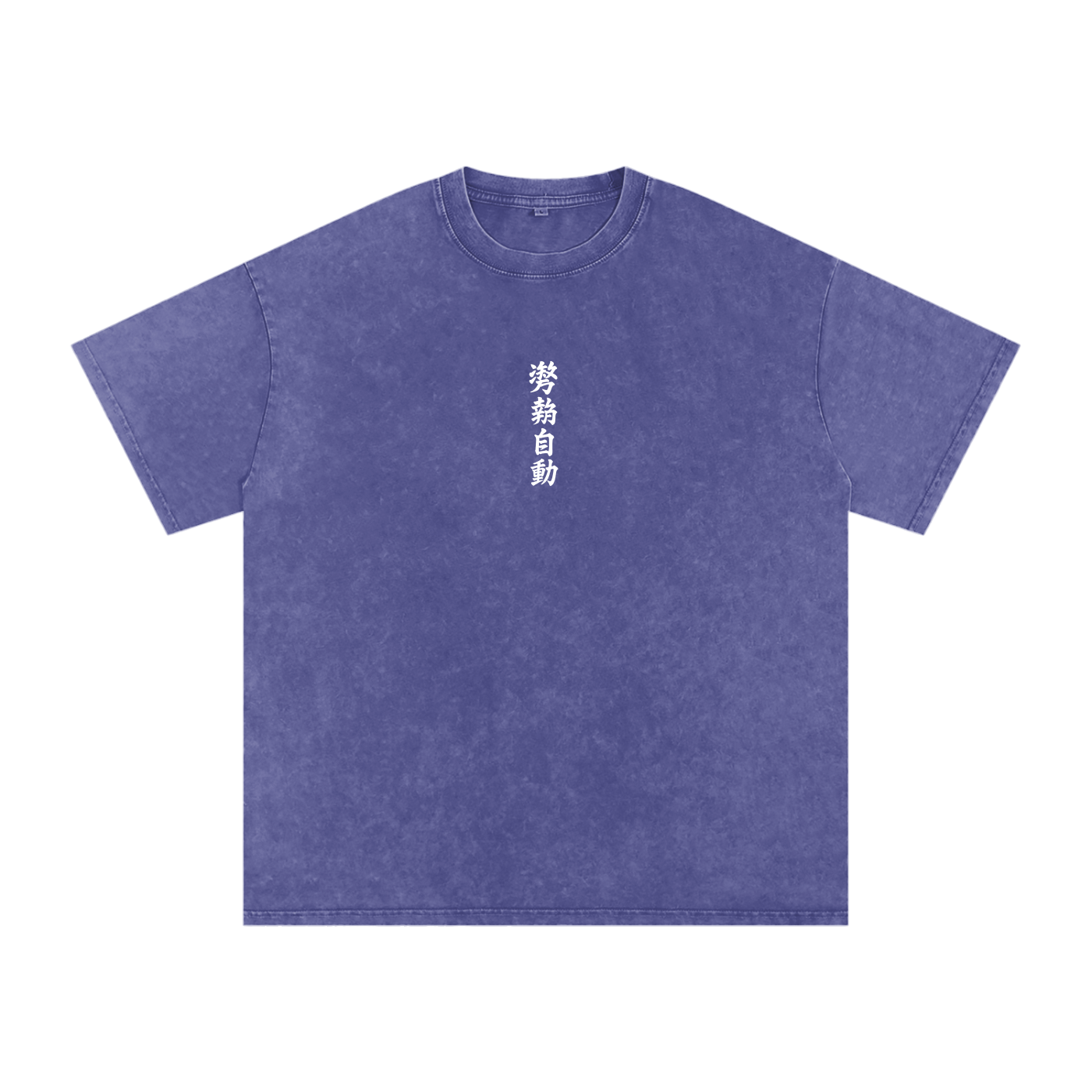 Stance Auto Kanji Snow Washed Oversized Cotton T-Shirt