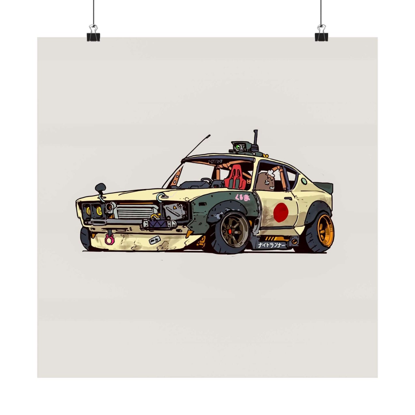 Herencia Renacida – Póster Callejero de Rally Parcheado