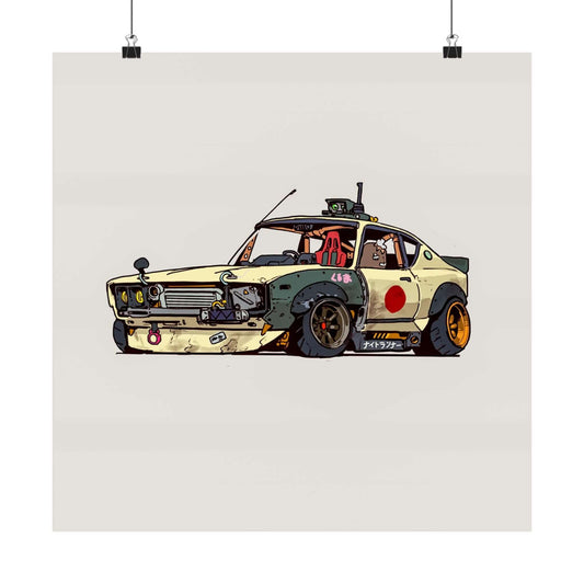 Herencia Renacida – Póster Callejero de Rally Parcheado