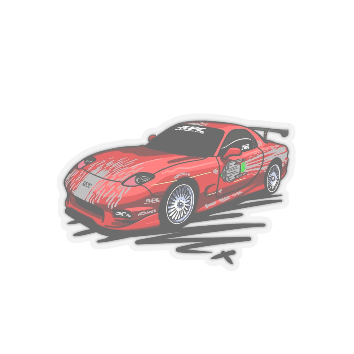 Sxetched – 1993 Mazda RX-7 (FD) Street Legend Edition Sticker