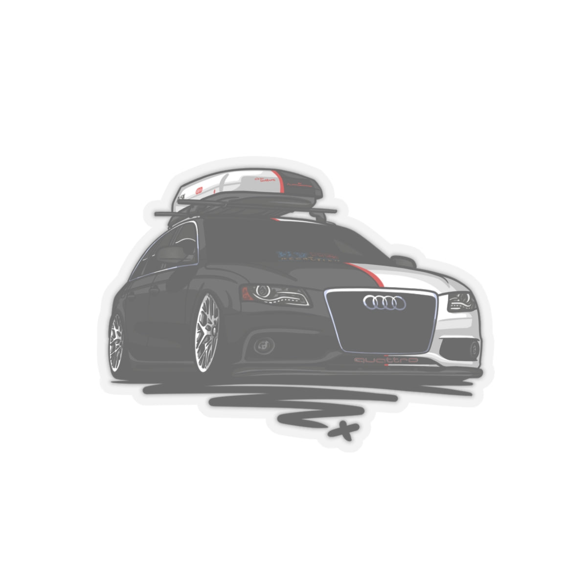 Sxetched – 2010 Audi A4 Avant Stance Edition Sticker