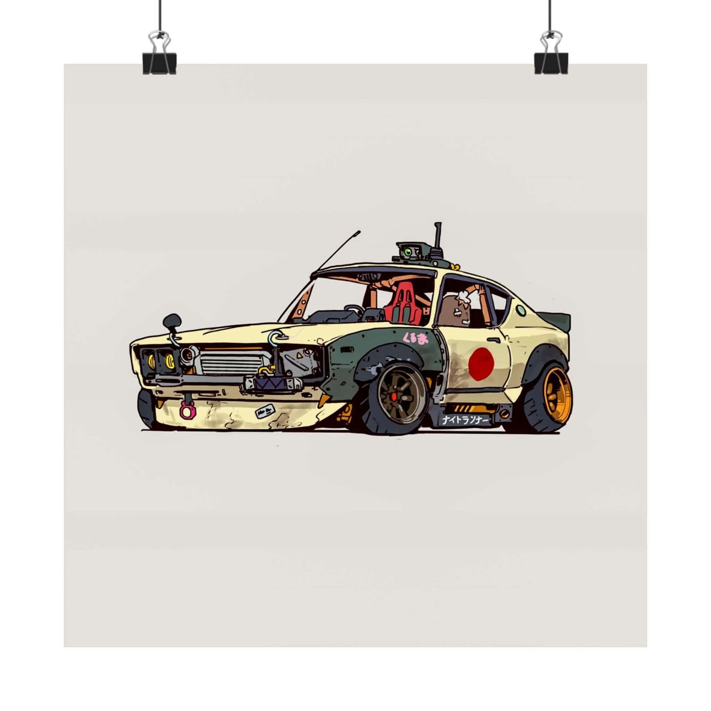 Herencia Renacida – Póster Callejero de Rally Parcheado