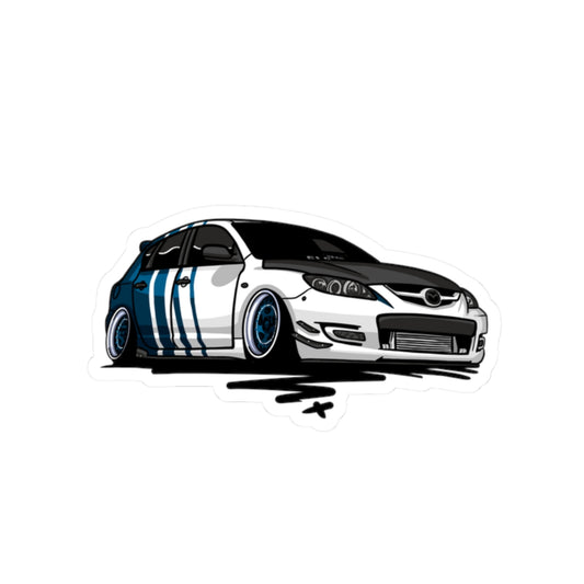 Sxetched – 2008 MazdaSpeed3 Blue Accent Edition Sticker