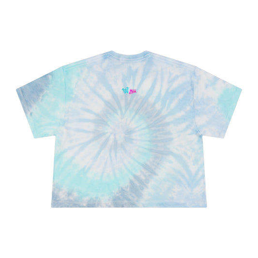 Gary Turbo - Camiseta corta tie-dye para mujer