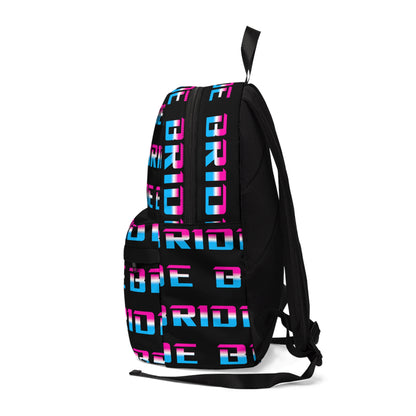 Mochila vaporwave para novia — Pack de transporte JDM de ropa urbana neón