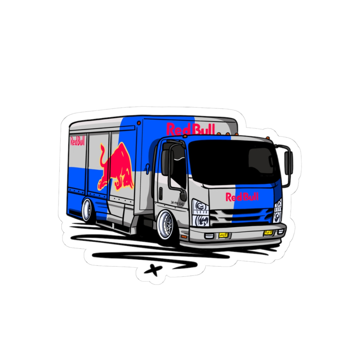 Sxetched – Red Bull Promo Truck Street Livery Sticker