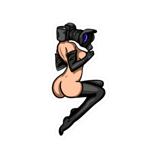 Lens Lover – Photographer Pinup Sticker
