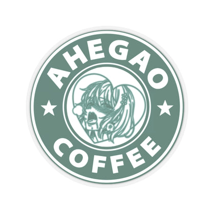 "Overcaffeinated" Anime Café Sticker