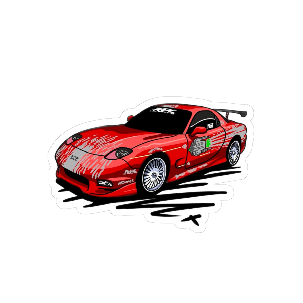 Sxetched – 1993 Mazda RX-7 (FD) Street Legend Edition Sticker