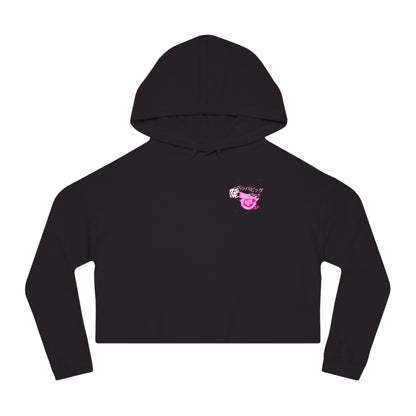Turbo Piggy – Women’s Cropped Hooded Sweatshirt