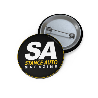 Stance Auto Magazine Logo Pin Button — Official Street Culture Badge
